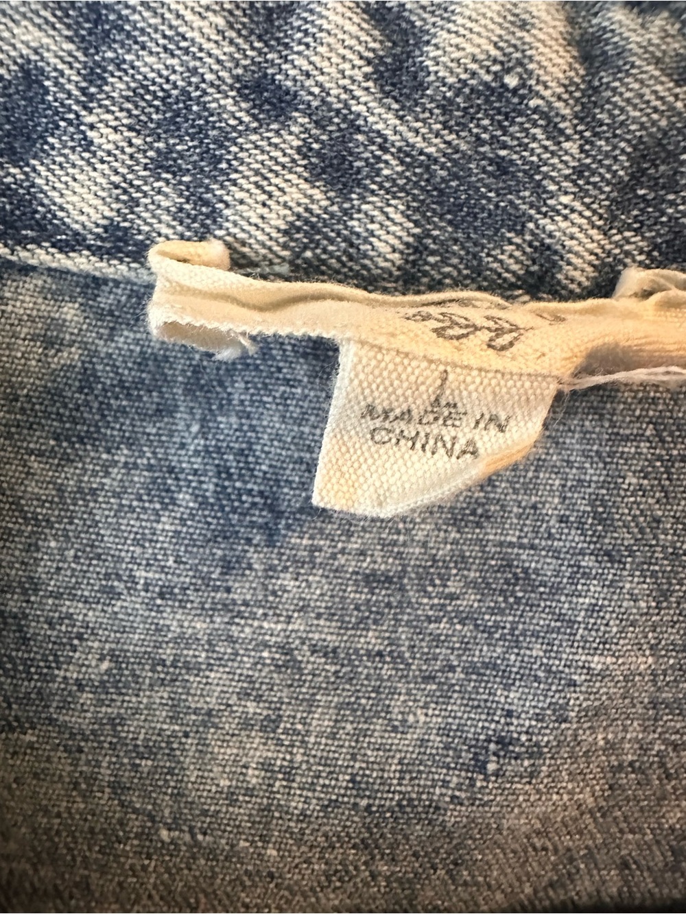 entro Light Blue Ruffle Denim Jacket - Picture 3 of 6